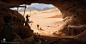 Assassin's Creed Origins, Martin Deschambault : caves and camps