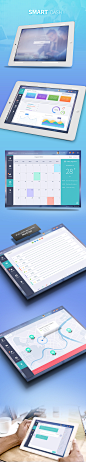 iPad-Smart dash :01 splash screen、02 Login screen、03 Register screen、04 loading screen、05 Dashboard screen&am