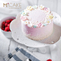 MCAKE爱丽丝花境奶油树莓水果生日蛋糕1.5磅上海北京杭州苏州