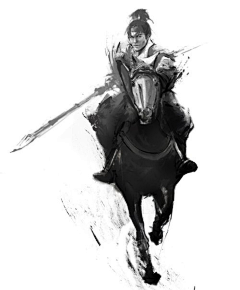 傲雪苍鹰采集到水墨武侠人物