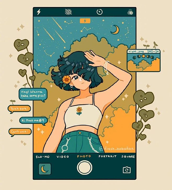 插画师 fresh_bobatae 来自...