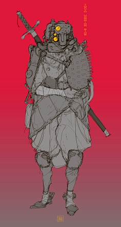 归一采集到赛博朋克nathan drake apocalyptic costume, richard lyo