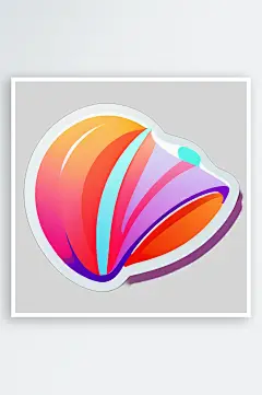 温柔唯美的海螺贴图插画设计-众图网