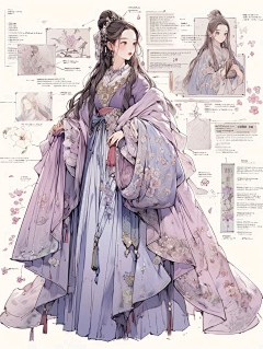 小白YK采集到二次元角色设计 (全身)
