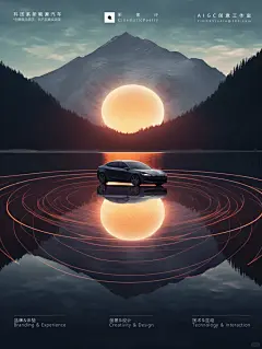 AIGC创意海报 | 汽车· 穿山越海 奔赴热爱