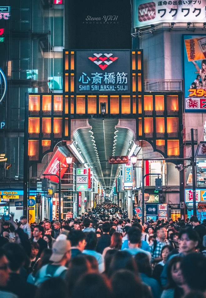 心斋桥之夜 -黑马逐鹿-米拍摄影社区