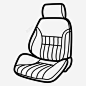 汽车座椅驾驶运动图标 页面网页 平面电商 创意素材