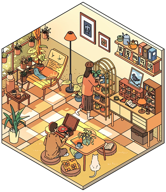ILLUSTRATION Drawing cartoon digital illustration图片_学习 - 综合插画图片素材-花瓣网