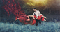 Franck GOMEZ在 500px 上的照片Vanishing Point - Lady in red