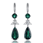 Emerald earrings by Chopard