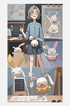 数字艺术多格漫画卡通漫画漫画手绘-众图网