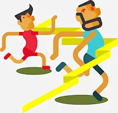卡通人物矢量素材png免抠素材_新图网 https://ixintu.com 商业 人物 插画 卡通小人 手绘小人 PPT 体育精神 赛跑