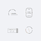 Logo and branding inspiration, graphic design project. Elegant logo for creative entrepreneurs, bloggers.