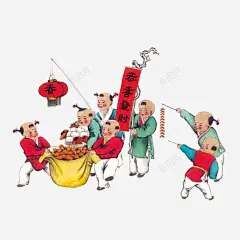 新年插画 页面网页 平面电商 创意素材
