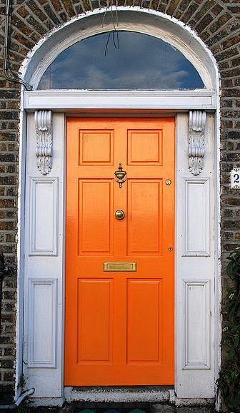 orange door