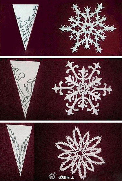 创意工坊：雪花剪纸，一起装饰自己的圣诞节...