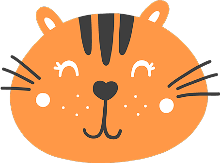 猫咪可爱动物笑脸png免抠图