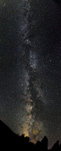 The Milky Way. This is actually what you can see in the mountains in Idaho.