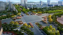 山麓型道路绿化效果图设计的功能性有哪些？ : 道路是城市的结构骨架，道路绿化是依附在城市道路系统上的绿色元素，是城市绿地系统中的重要的生态廊道。