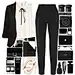 A fashion look from August 2016 featuring peter pan collar blouse, ponte knit blazer and tapered trousers. Browse and shop related looks.