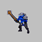 DOTA 2 Pixel Art : I was very inspired by the work of Michael Myers, and his pixel art characters. I tried my hand at a few characters based off the popular Valve game, Dota 2