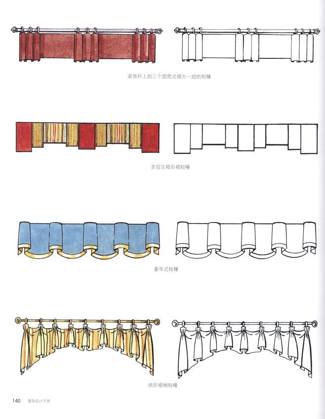 ✿《窗帘设计手册》手绘 (140)