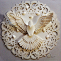 Holy Spirit Paper Sculpture : White Paper Sculpture