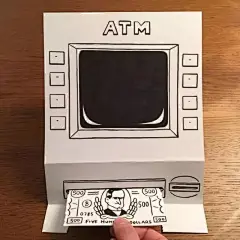 丹麦哥本哈根的HuskMitNavn撕纸谁不会？但要撕成艺术家就难了！ : 在普通的A4纸上先画出画，然后撕出3D效果！