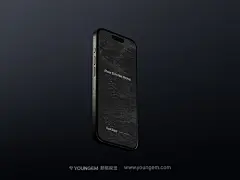 工业风iPhone手机苹果手表显示器屏幕名片设计展示效果图ps样机下载_颜格视觉