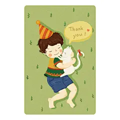 猫的天空之城感谢明信片礼物礼品原创手绘插画设计生日节日情人节教师节母亲节父亲节闺蜜好朋友情书-tmall.com天猫