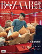 李易峰《芭莎男士》6月刊封面, 第四次登封BAZAAR MEN, 有趣的场景设置, 有谁不想把他从夹娃娃机里带走呢？ ​​​​
