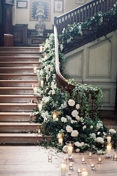创意婚礼鲜花灵感：让鲜花在婚礼的各个角落...