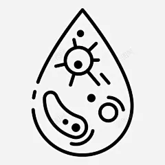 水污染细菌脏水图标 UI图标 设计图片 免费下载 页面网页 平面电商 创意素材