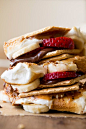 Pinner before:strawberry banana chocolate smores--I'm sorry, what?!: 