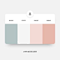 Awesome Color on Instagram︰ “ #AWSMCOLOR187⁣ ⁣⠀⁣⁣ 455650 • DFDDC5 • F7F6E7 • F...(68D7B)