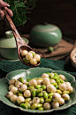 毛豆炒鲜莲子