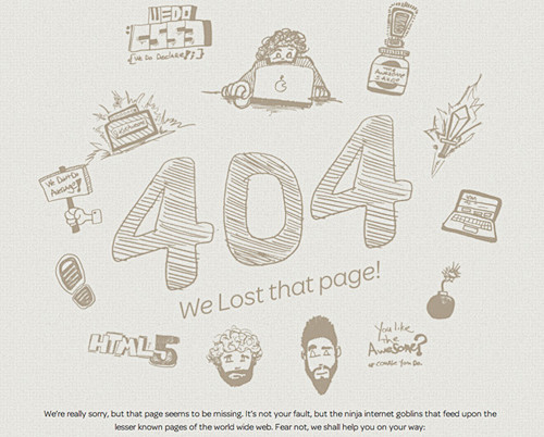 Creative 404 Error P...