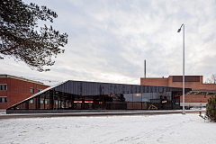 地铁车站设计UCD采集到阿尔托大学地铁站，芬兰_耐候钢带来的自然质感