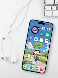 周末快乐玩耍的樱桃小丸子_4_七七｜壁纸_来自小红书网页版