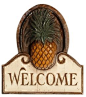 Pineapple  Welcome sign