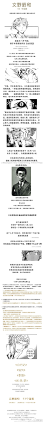 #文豪野犬科普#【侦探社篇】
分享一组简洁精炼的文豪小科普，这里简介和安利了各位文豪本人及其作品，欢迎米娜来了解

                                            （转载自@夏琴伦
