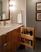 Modern Minneapolis Ranch - Contemporary - Bathroom - minneapolis - by Sicora Design/Build 洗手池 收纳 卫生间设计 