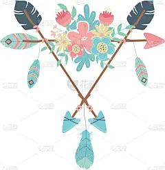 波西米亚风,分离着色,式样,自然,华丽的,请柬,纺织品,图像,自然美,装饰