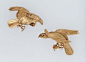 Pair of menuki in the form of hawks | Museum of Fine Arts, Boston