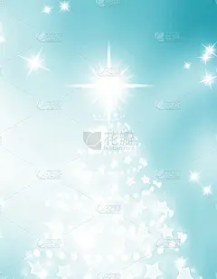 发光的圣诞树