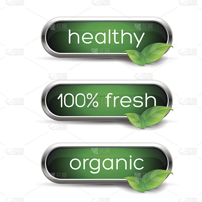 生态，有机图标设置。Eco-icons素材-花瓣网