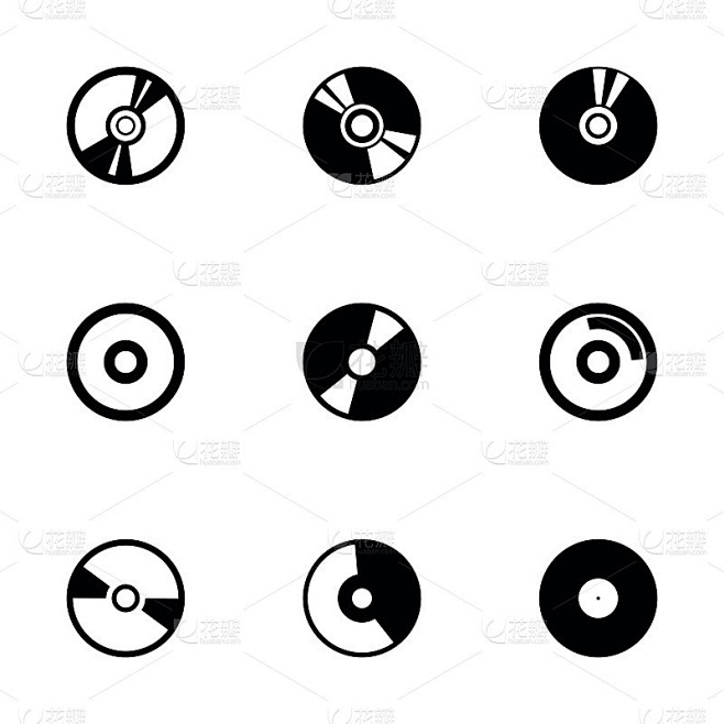 矢量cd图标集