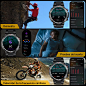 Blackview W50B Smartwatch Táctico - Correa Negra Deportiva, Resistente al Agua IP68, Pantalla LED Táctil 1.96", 256MB RAM, 257GB, 330mAh | Meses sin interés