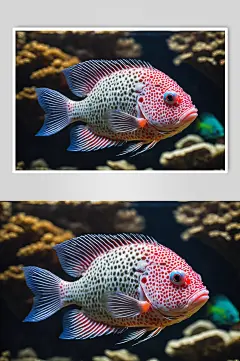 AI数字艺术高清水族馆鱼图片-众图网