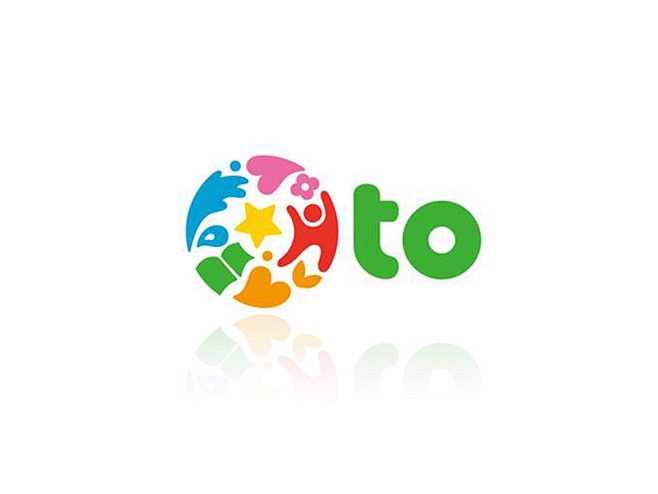 OTO国际幼儿园logo设计_平面设计 ...